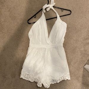 Minkpink white romper